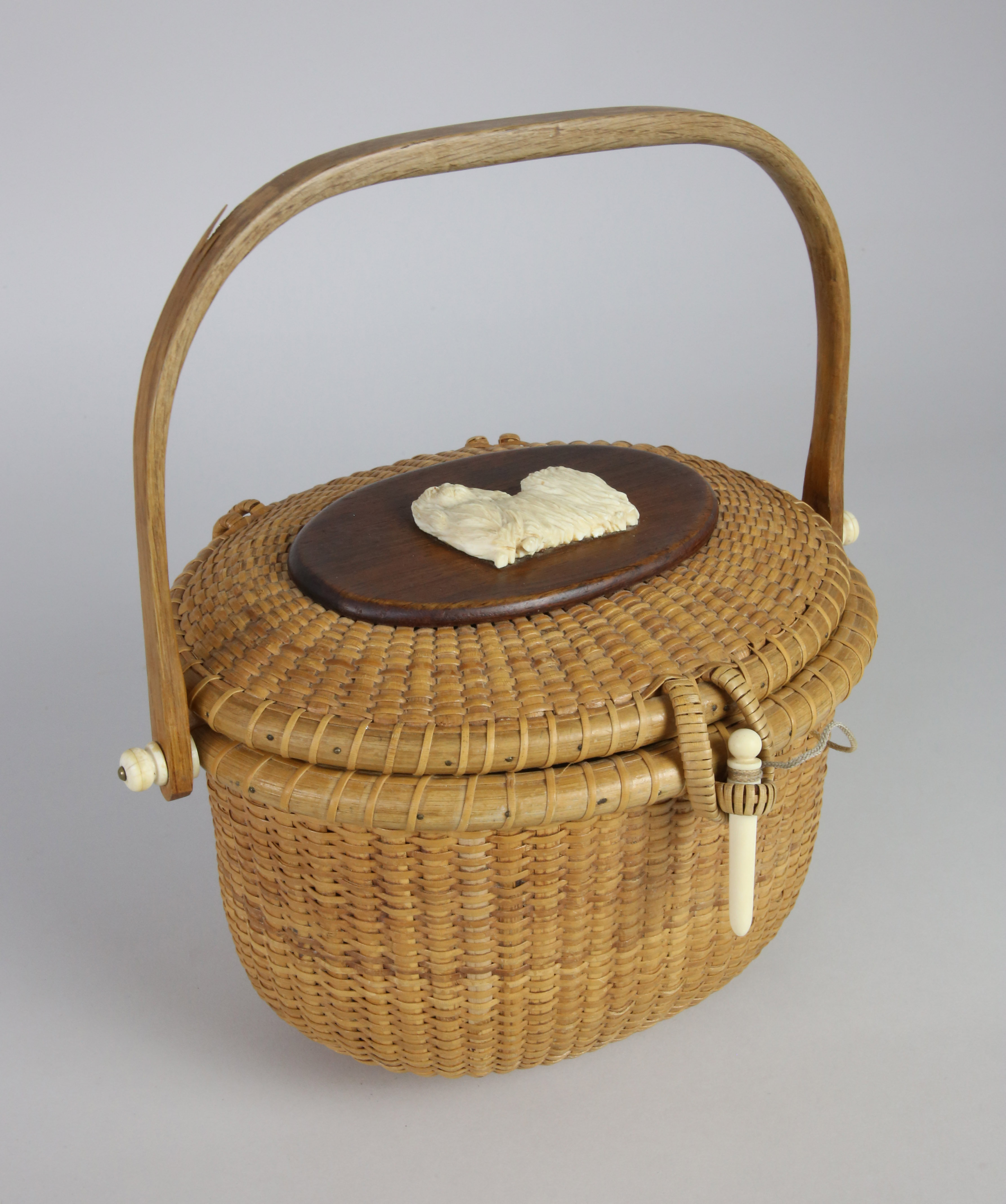 【値下げ】IENA DRAGON NANTUCKET BASKET Nantucket Big Basket Bag in Navy, from Dragon Diffusion