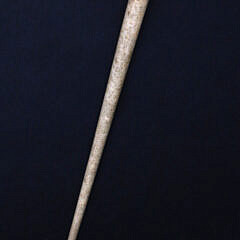 Whaleman Carved Antique Whalebone “Turk’s Knot” Walking Stick, 19th Century