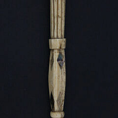 Whaleman Carved Antique Whalebone Walking Stick, circa 1860