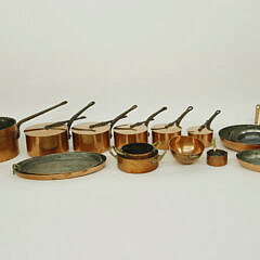 75-4905 Collection of French Copper Cookware A__MG_4061