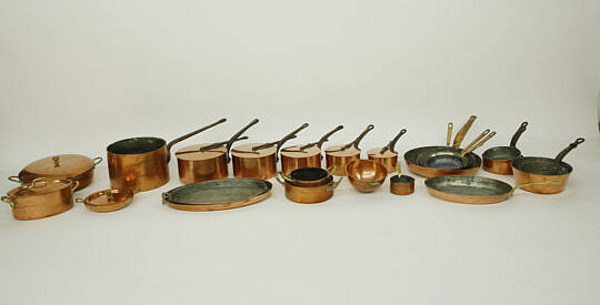 75-4905 Collection of French Copper Cookware A__MG_4061