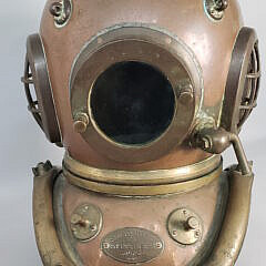 Antique 1920s Siebe Gorman & Co. London 6 Bolt Diving Helmet