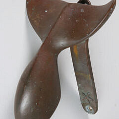 Vintage Solid Bronze Sperm Whale Fluke Door Knocker