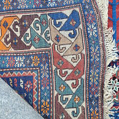 Antique Caucasian Shirvan Rug Oriental Carpet, circa 1920