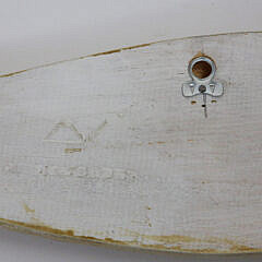 Clark Voorhees Jr. Carved Wood Narwhal