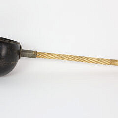 Whaleman Made Coconut Rum Dipper, 19th Century