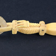 Whaleman Carved Pie Crimper, circa 1870