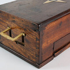 Whaleman Made Personal Work Box, circa 1870