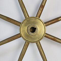 John Hastie and Co. LTD Greenlock Brass Ship’s Wheel