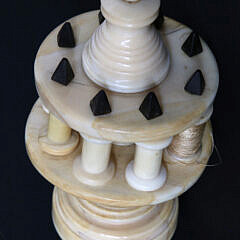 Whaleman Made Thread Spool Caddy, circa 1840-1850