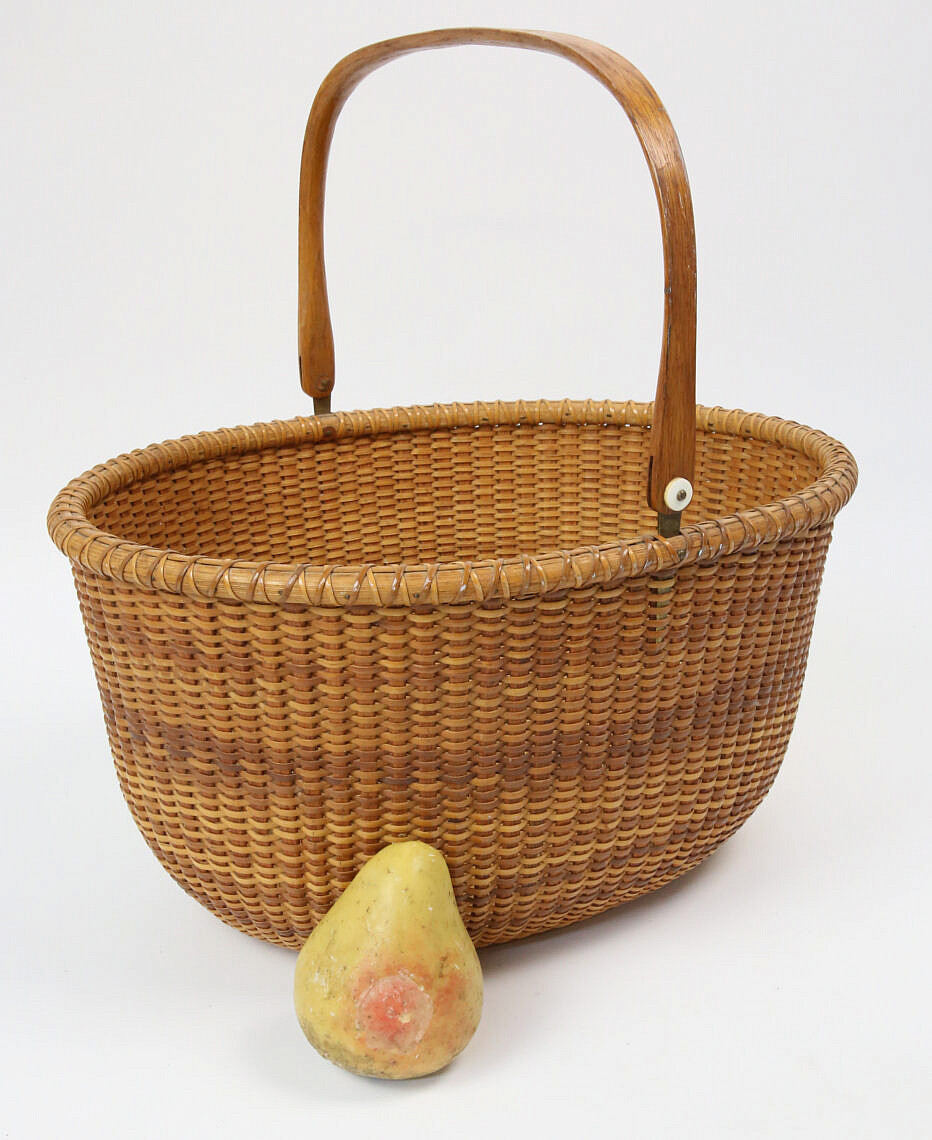 Micheal Kane Large Oval Nantucket Basket Micheal Kane Large Oval