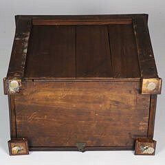 American Whaleman Made Gentleman’s Desk Cabinet, 19th Century