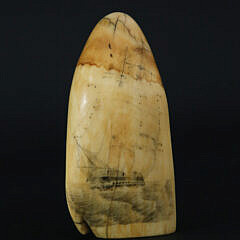 24-1761 Scrimshaw Tooth American Warship A IMG_0009 3