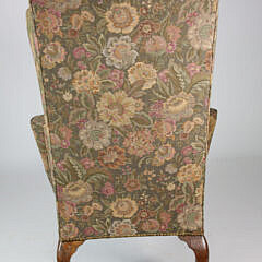 Queen Anne Walnut Wing Armchair, early 18th Century