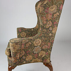 Queen Anne Walnut Wing Armchair, early 18th Century