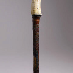 Japanese Walking Stick with Concealed Sword, 19th Century