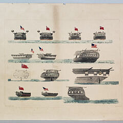 2833-955 Ship Hulls Print A