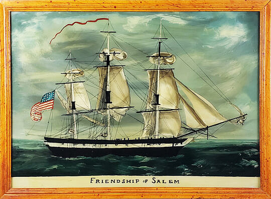 2839-955 Reverse Ship Painting A