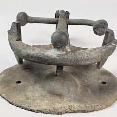 Antique Figural Iron Anchor Door Knocker