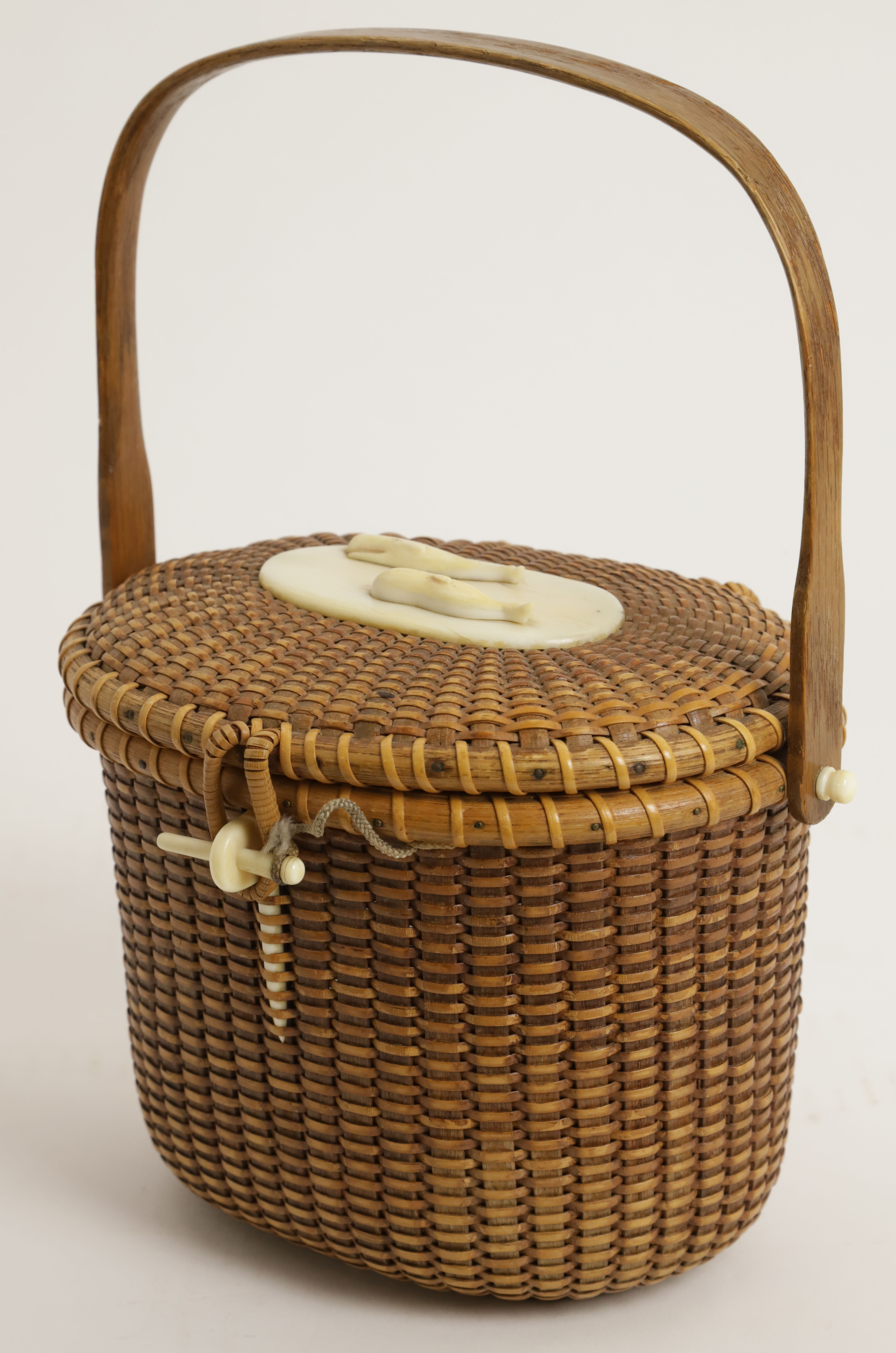 Vintage Nantucket Friendship Basket circa 1950s Vintage Nantucket