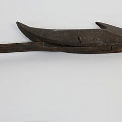 Wrought Iron Toggle Whaling Harpoon, circa 1870