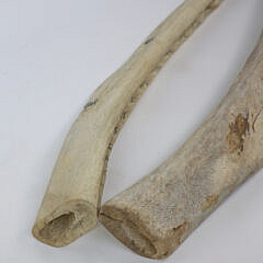 Two Antique Sperm Whale Jaw Bones