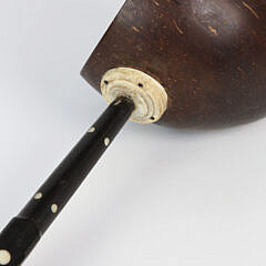 Whaleman Crafted Coconut Dipper, 19th Century