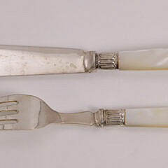 Cased Set of 24 Sheffield Mother of Pearl Handled Fish Knives and Forks, circa 1920s