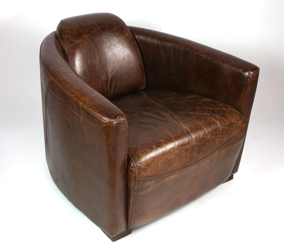 Contemporary Leather Club Chair Contemporary Leather Club Chair