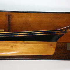 Seven-Lift Half Hull Shipbuilder’s Model, 19th Century