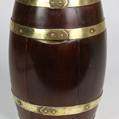 Brass Bound Mahogany Humidor, 19th Century