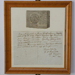 Framed U.S. Navy Schooner USS Dolphin Handwritten Surgeons Report March 24, 1834