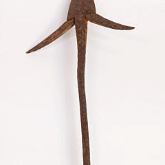 Wrought Iron Double Toggle Harpoon, circa 1840-1850