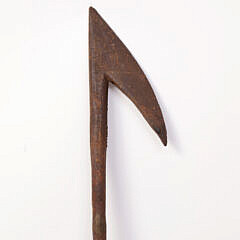 Wrought Iron Single Flue Harpoon, circa 1850