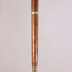 Whaleman Made Walking Stick, mid 19th Century