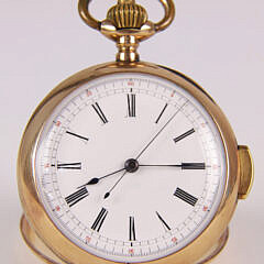 792-1865 Henry Sandoz Locle Gold Pocket Watch A IMG_0499