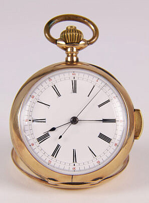 792-1865 Henry Sandoz Locle Gold Pocket Watch A IMG_0499