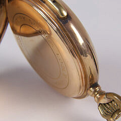 Fine Antique Henry Sandoz Locle 14K Gold Pocket Watch