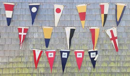 860-1865 Vintage Signal Flags A