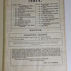 Two George W Eldridge’s Harbor Chart Nautical Map Books, Copyright 1909