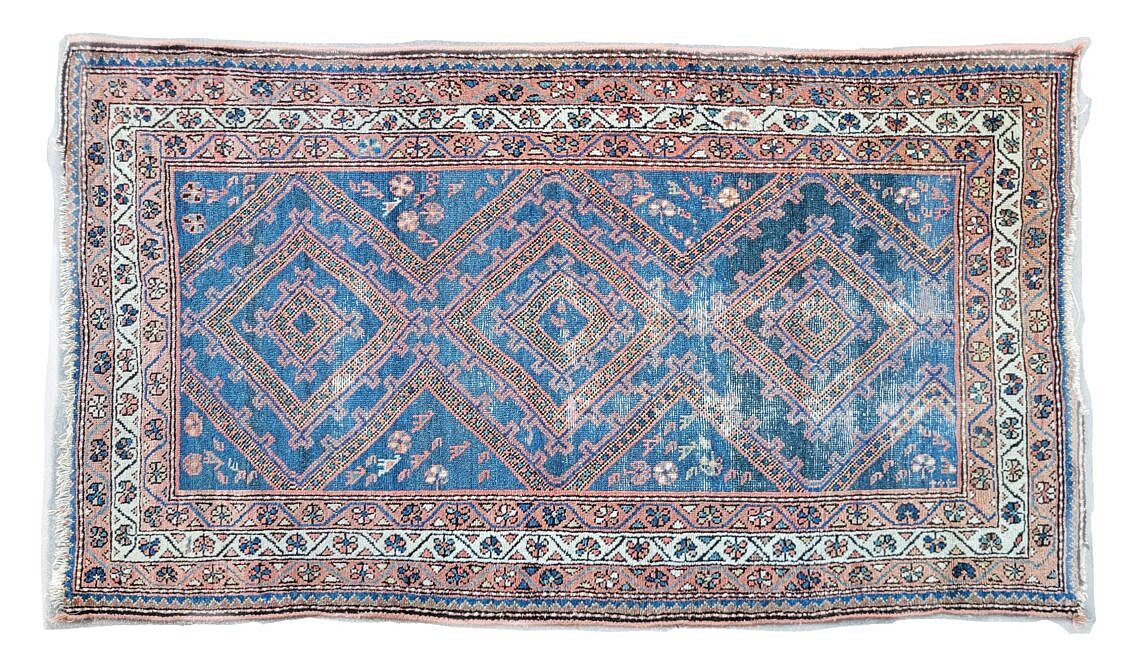 Hand Knotted Wool Persian Oriental Scatter Rug Hand Knotted Wool