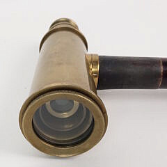 Vintage Brass Three-Draw Spyglass Cane