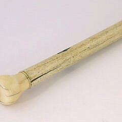 Antique Whale Ivory Knob Handled Walking Stick, 19th Century