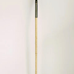 Whaleman Ebony and Whalebone Inlaid Walking Stick, circa 1850