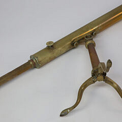 McGregor Boxed Brass Telescope on Tripod Stand in Fitted Box, 19th Century