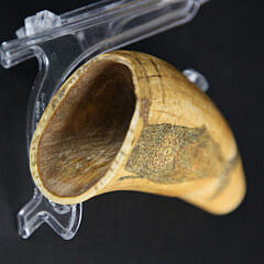 Scrimshawed Antique Sperm Whale Tooth, circa 1840