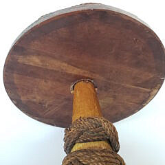 Antique/Vintage American Folk Ark Naval Sailor Made Port Starboard Fid Propeller Table