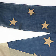 American Homeward Bound Pennant, 19th Century, 26 Ft. 8 inches