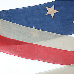 American Homeward Bound Pennant, 19th Century, 26 Ft. 8 inches