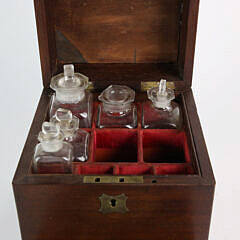 British Mahogany Apothecary’s Box, circa 1840s